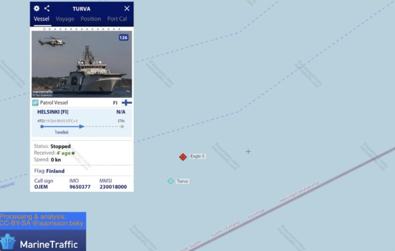 Cook Islands Oil Tanker EAGLE S Suspected in Estlink 2 Cable Damage post image